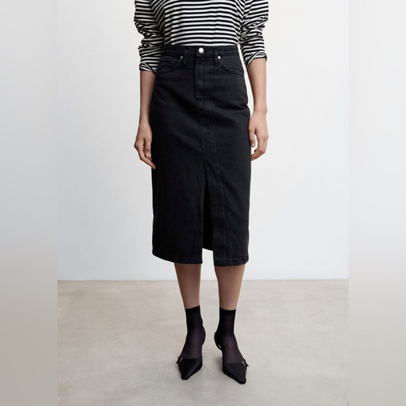 Mango Black Maxi Skirt - Picture 6 of 15